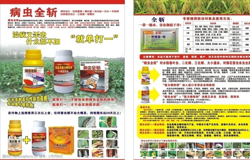 农药宣传单与农业病虫害防治活动指南